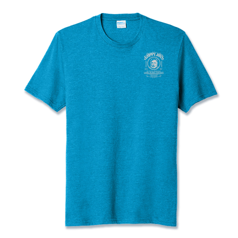 2026 Hemingway Look-Alike Contest Tee – Heather Sapphire