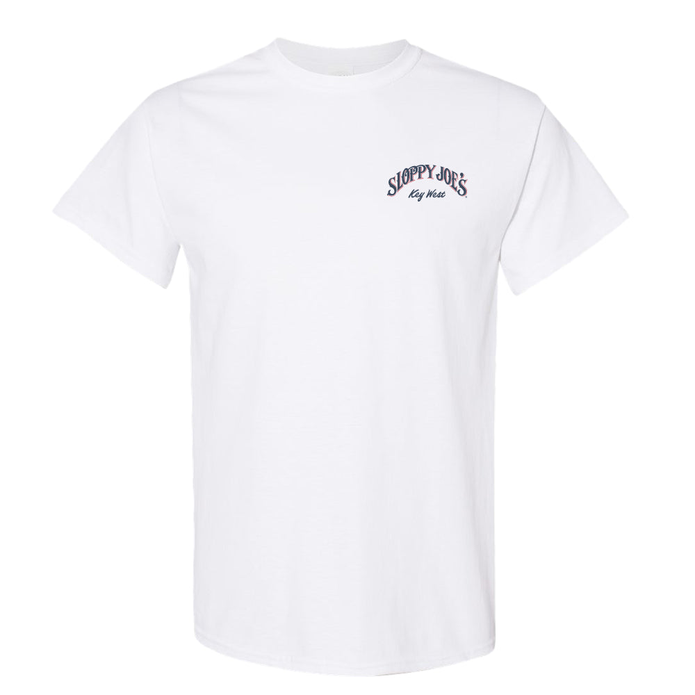 Sloppy Joe's 250th Birthday Building Tee – White