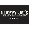 Sloppy Joe's woven bar towel black, 16x19 inches — iconic bar logo woven in, the perfect Key West home bar essential