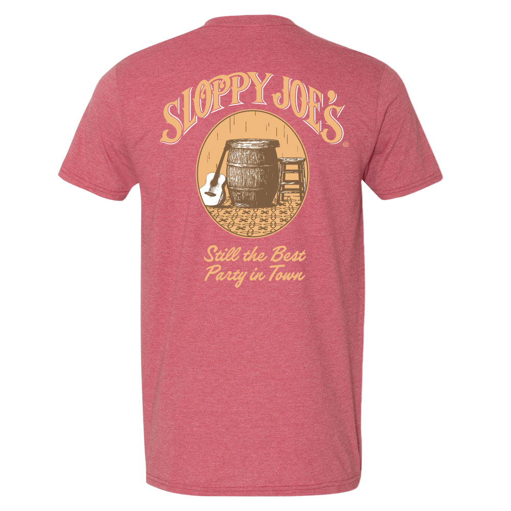 Barrel Tee – Heather Red