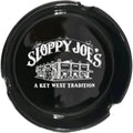 Sloppy Joe's black ashtray with Key West bar logo, ceramic collectible
