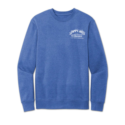 Building Logo Fleece Crew Sweatshirt | Sloppy Joe's Key West