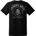 Classic back short sleeve black back view, Sloppy Joe's Bar Key West cotton tee
