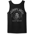 Classic tank top black back view, Sloppy Joe's Bar Key West muscle tank