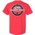 Comfort Colors paprika t-shirt back, Sloppy Joe's Bar Key West garment-dyed logo tee