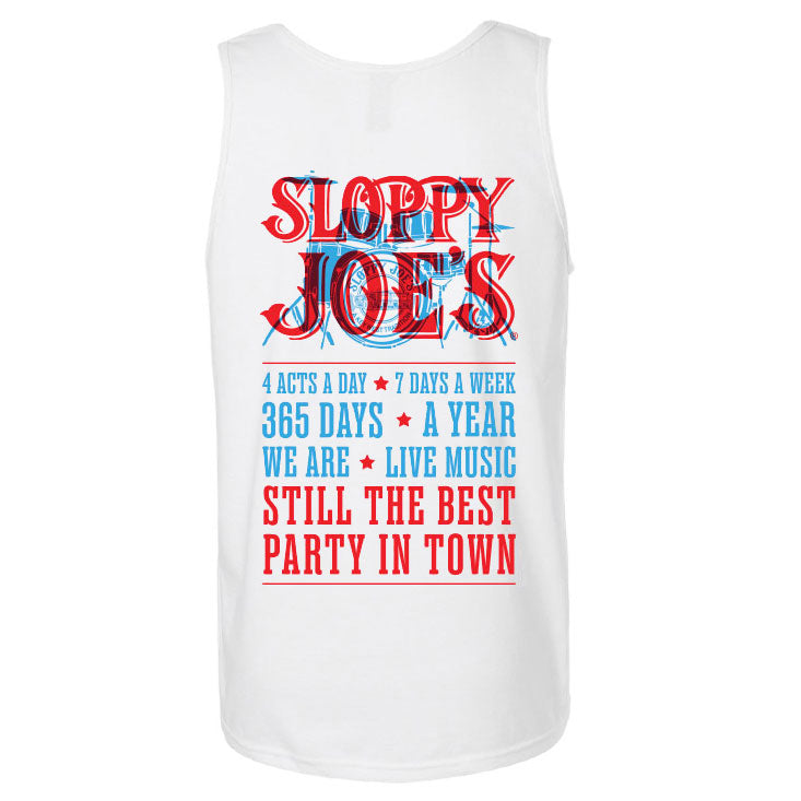 Concert Tank Top – White