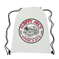 Sloppy Joe's drawstring backpack with Key West logo, lightweight beach bag