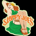 Ginger Girl vinyl sticker 3.5 inch, Sloppy Joe's Bar Sloppy Ginger character decal Key West