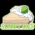 Key Lime Pie vinyl sticker 3.5 inch, Sloppy Joe's Key West — Florida Keys' favorite dessert on durable UV-resistant outdoor decal