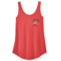 Ladies Sloppy Rita tank top front view, Sloppy Joe's Bar Key West character tee