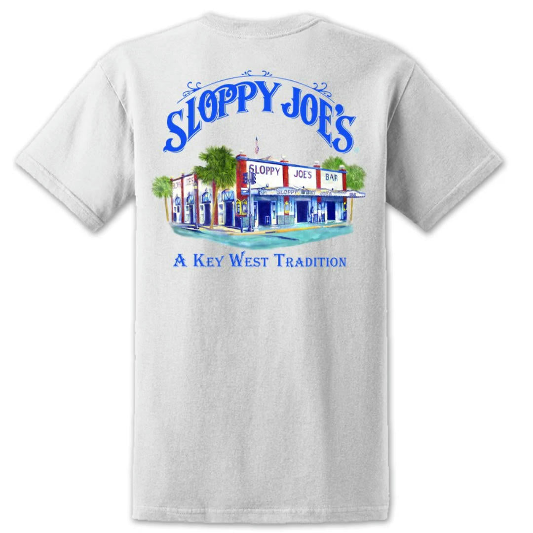 Men's Tee Watercolor Building