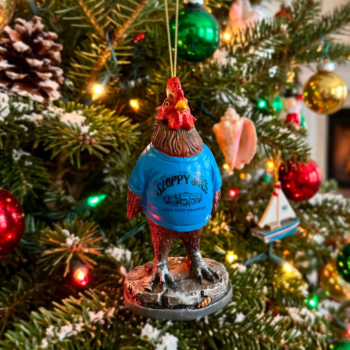 Sloppy Joe's Fred the Rooster Ornament