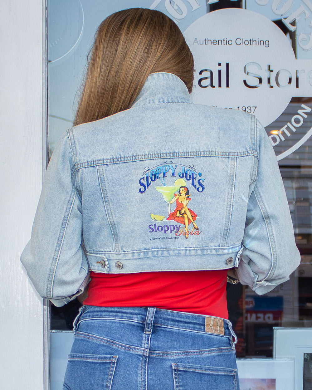 Sloppy Rita Cropped Jean Jacket