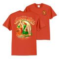 Sloppy Ginger bright copper t-shirt back view, Sloppy Joe's Bar Key West character tee