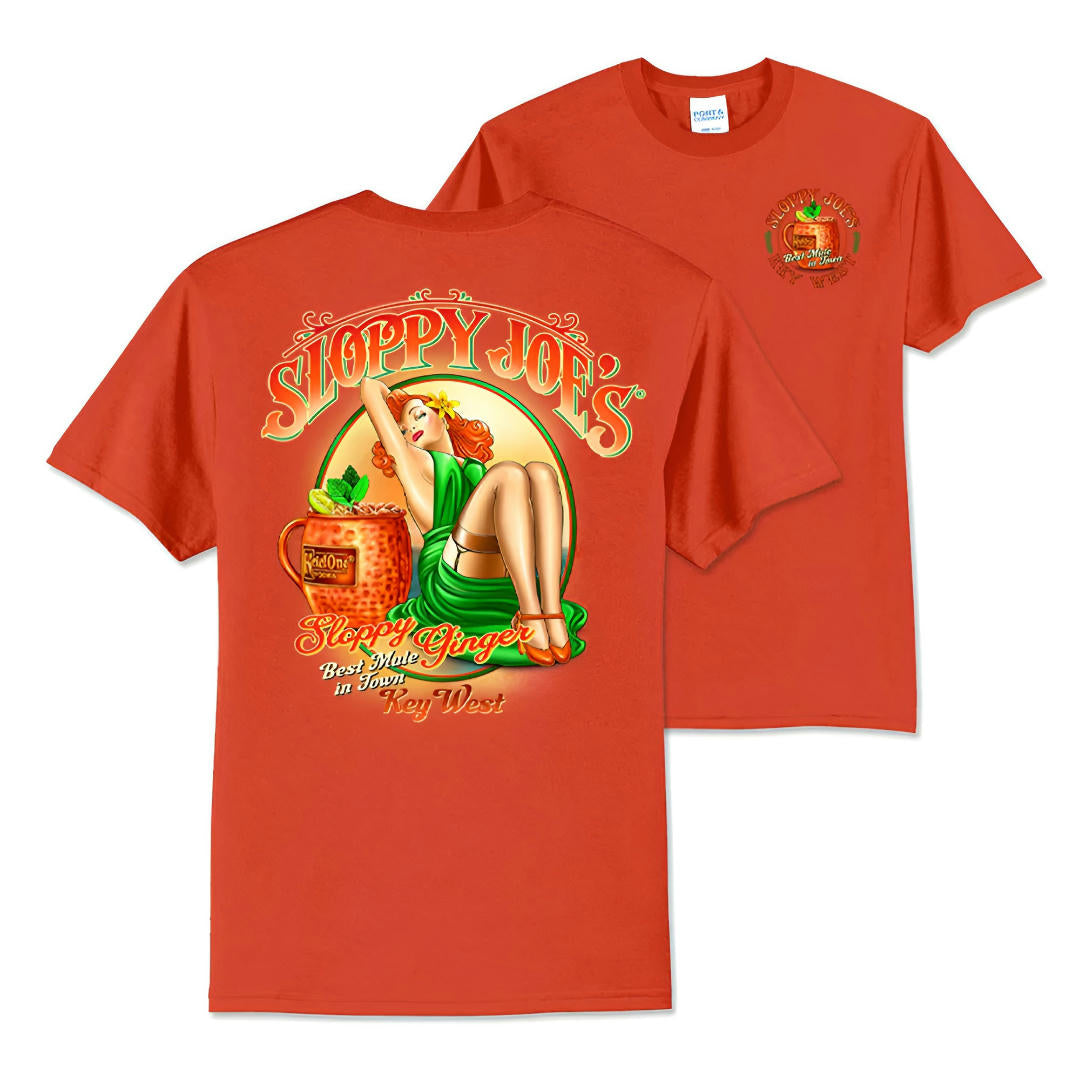 Sloppy Ginger Bright Copper T-shirt