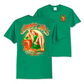 Sloppy Ginger kelly green t-shirt back view, Sloppy Joe's Bar Key West character tee
