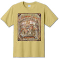 Vintage Bike Tee gold back view, Sloppy Joe's Bar Key West vintage bicycle graphic